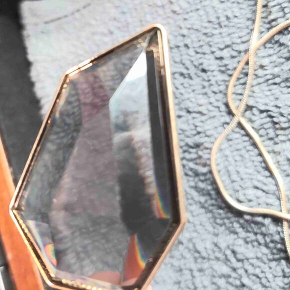 Unbranded Pendant Gold-Tone Chain Lobster Claw Clasp Statement Necklace - Picture 7 of 8